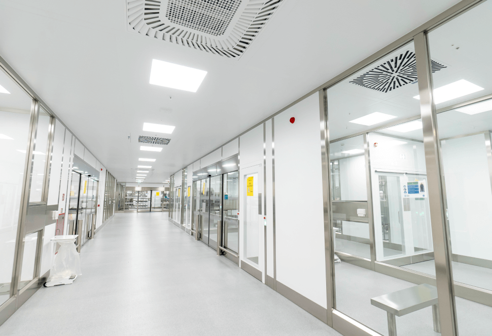 Photo of inside of a facility